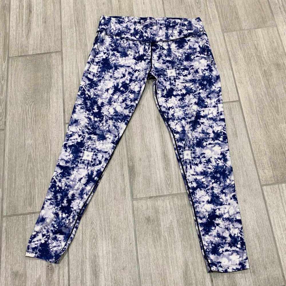 PL Movement Pink Lotus tie dye workout leggings